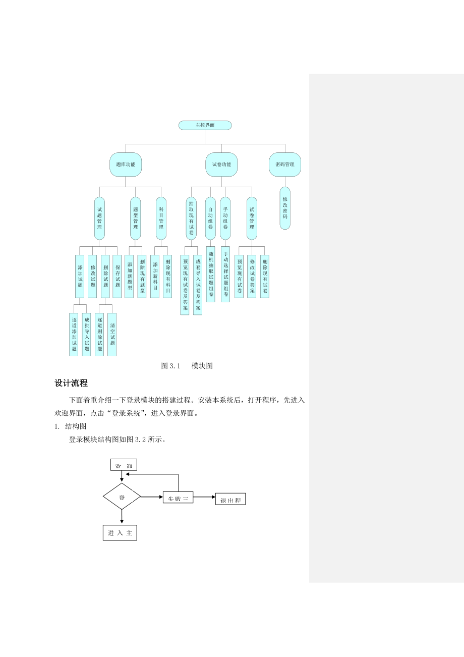 试卷生成与题库管理系统毕业论文vc_第3页