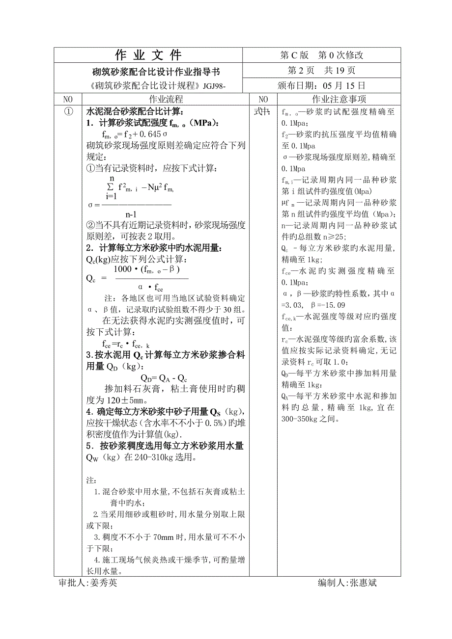 砂浆试验作业指导书_第4页