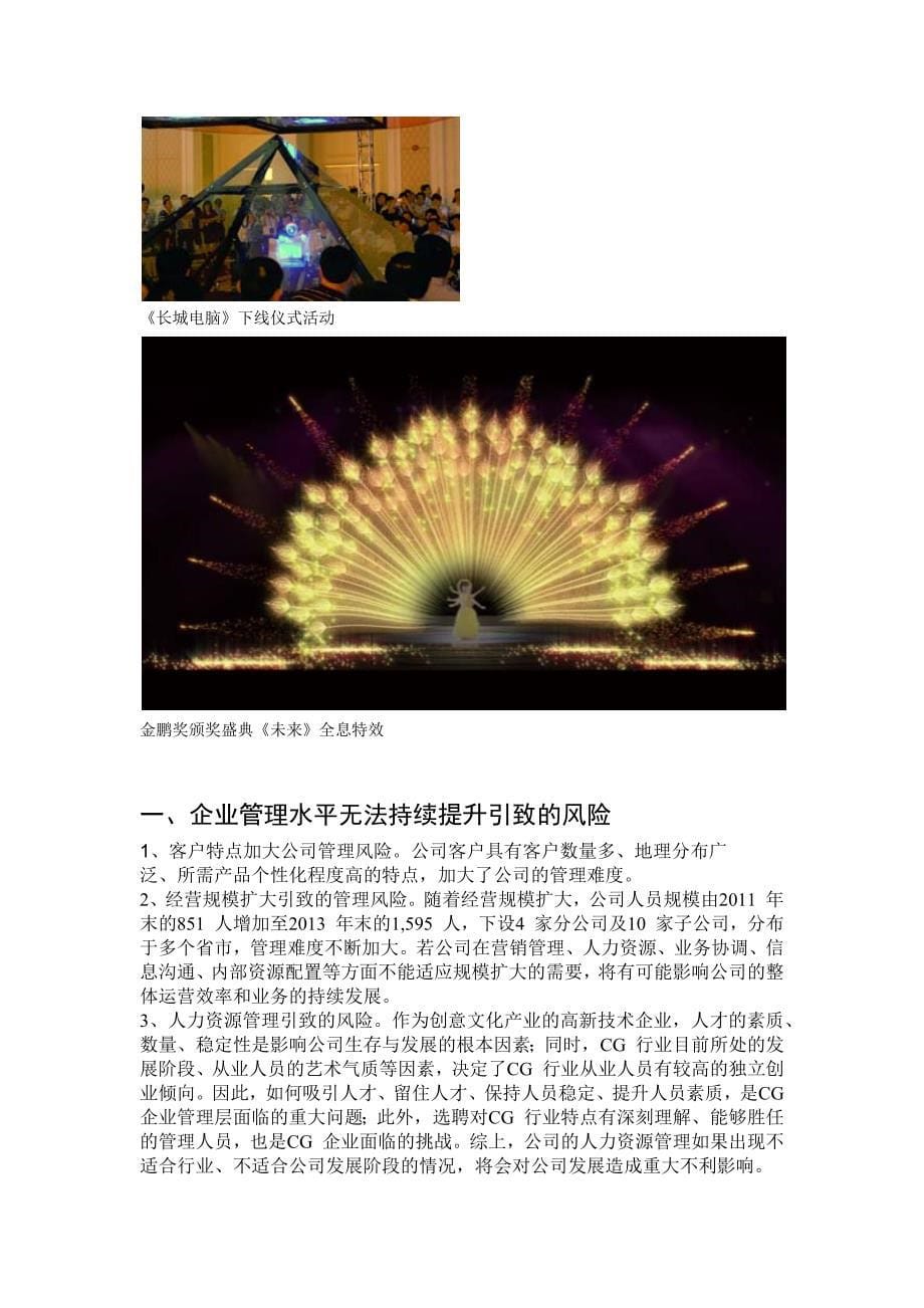 CG 行业计算机图形图像行业深圳丝路数字视觉股份_第5页