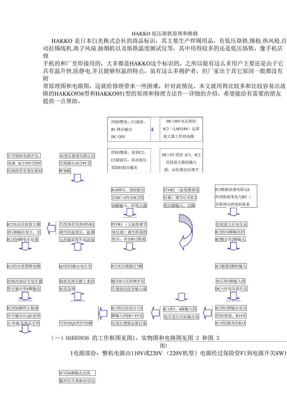 白光(HAKK)936烙铁原理和修理_第1页