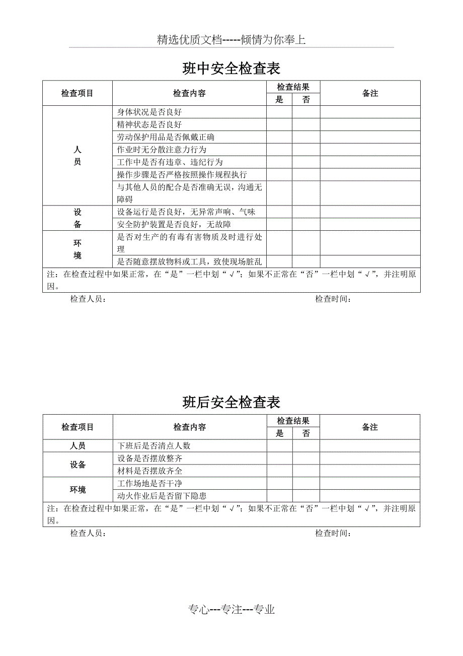 班前班中班后安全检查表_第2页