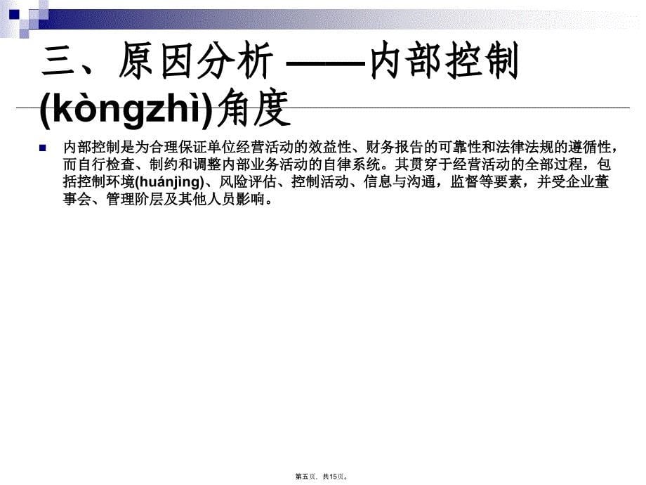 企业内部控制案例分析.讲解学习_第5页