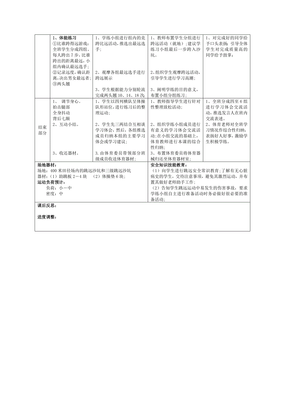 高一水平五田径模块教学方案.doc_第4页