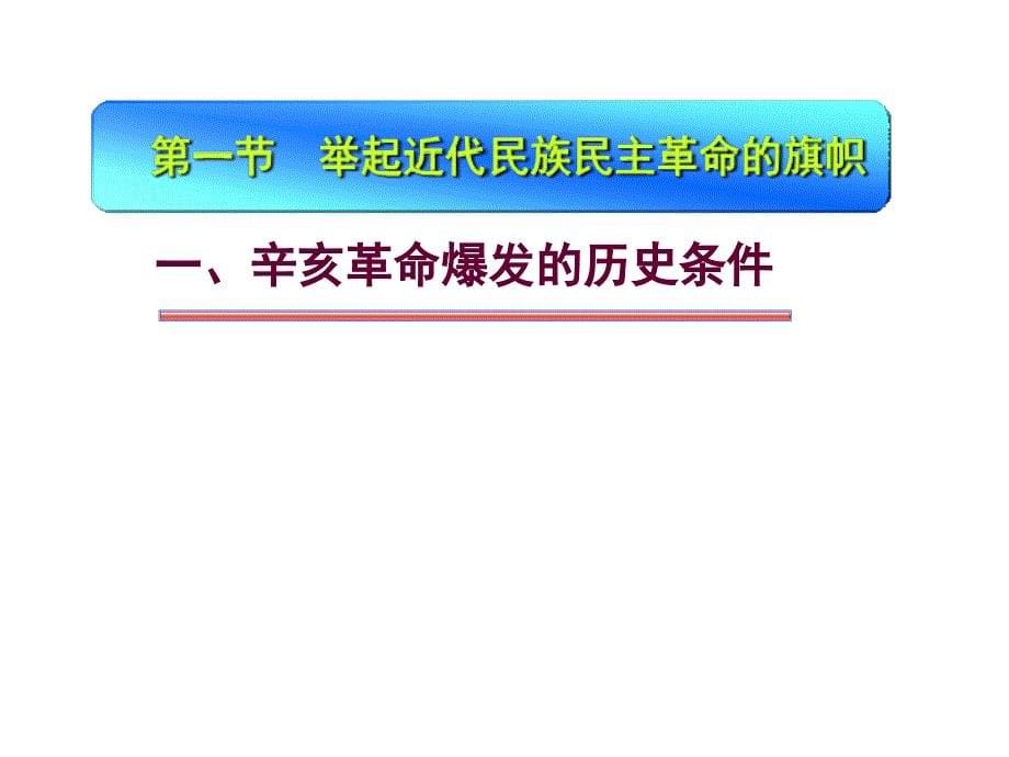 第三章辛亥革命与君主专制制度的终结2课件_第5页