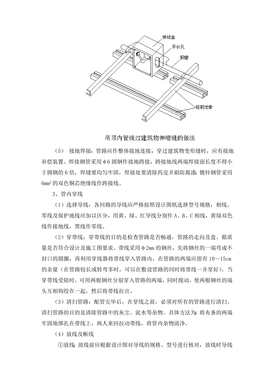 电线穿管施工工艺_第4页