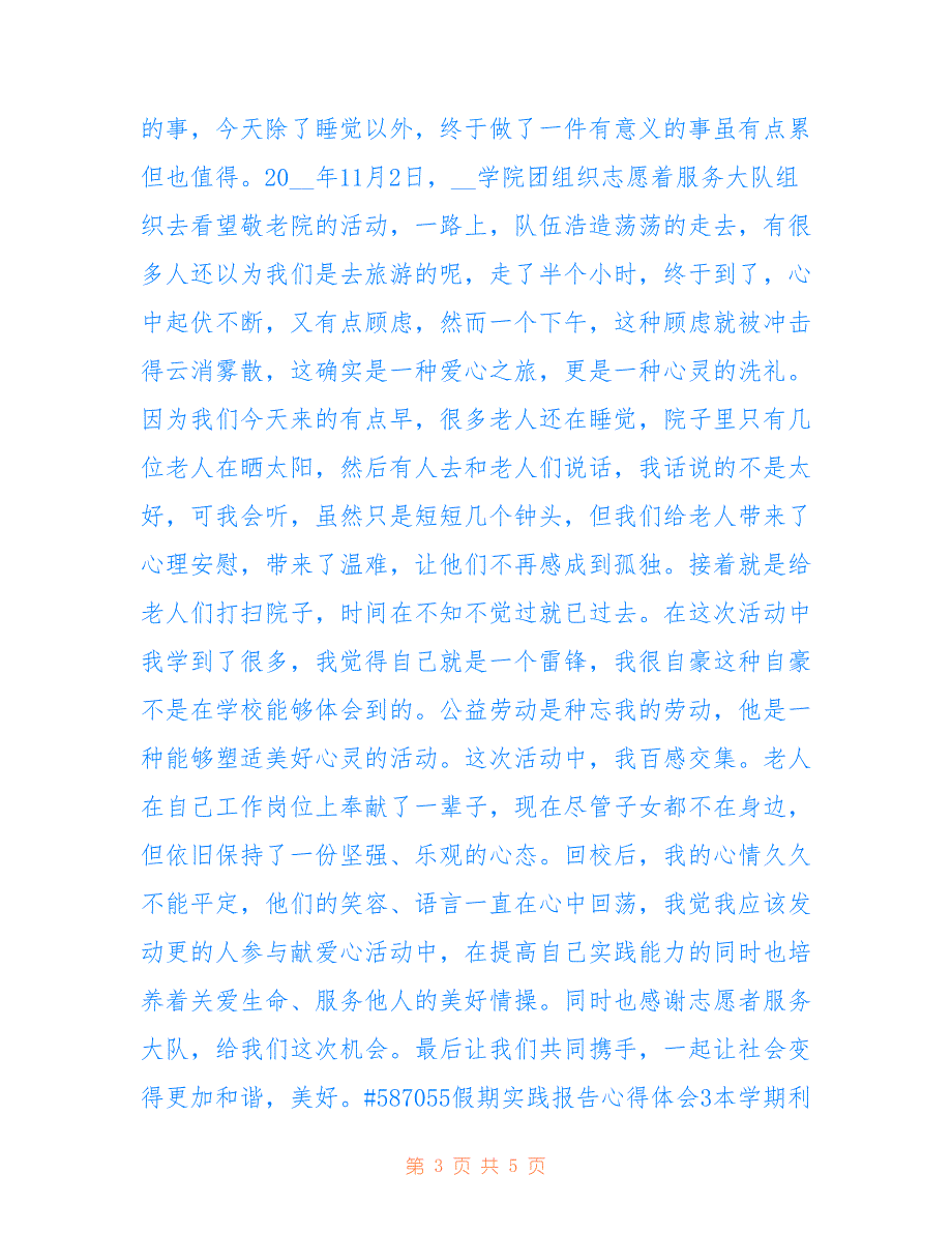 最新假期实践报告心得体会大全.doc_第3页