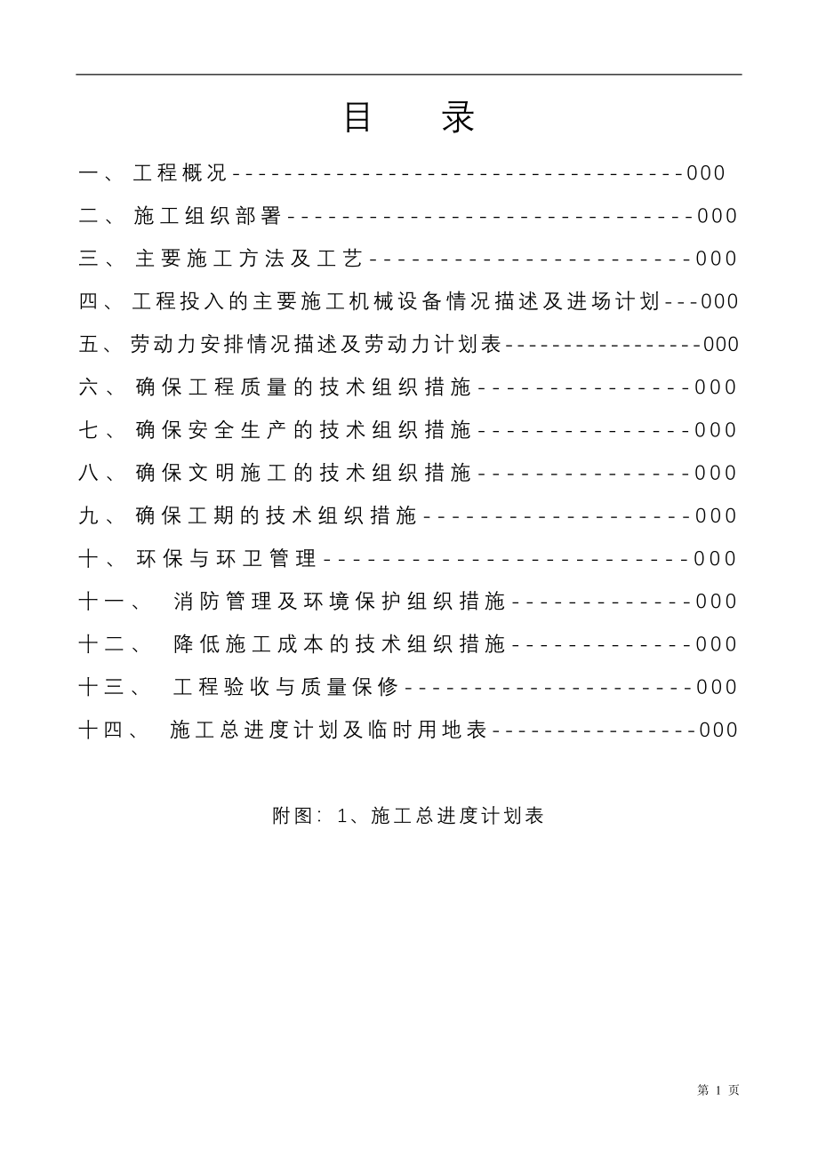 裕发广场单身公寓精装修工分程组织组织设计_第1页