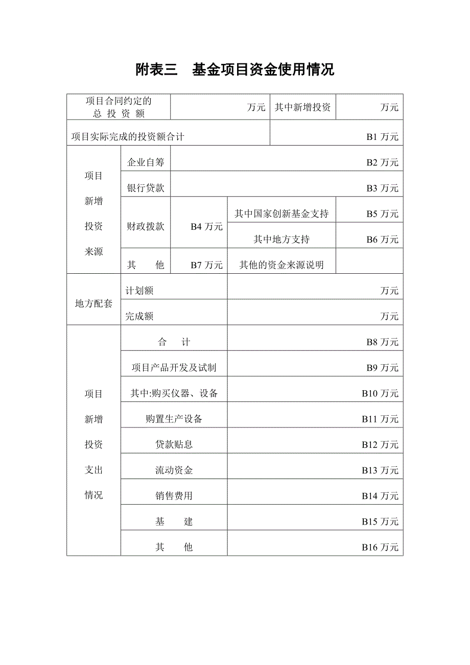 科技型中小企业技术创新基金项目验收申请表_第4页