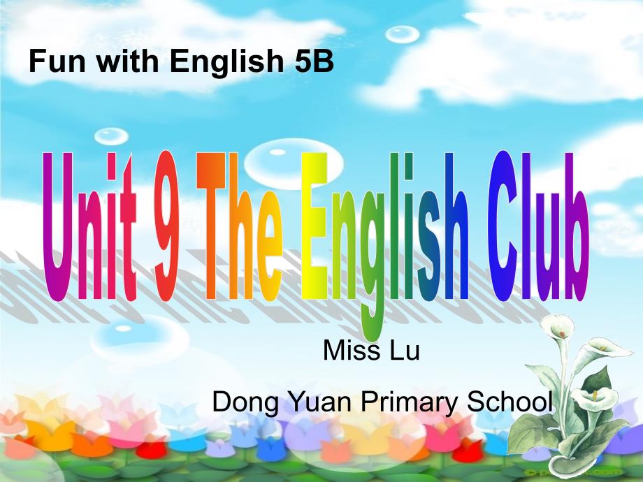 5BUnit9TheEnglishClub_第1页