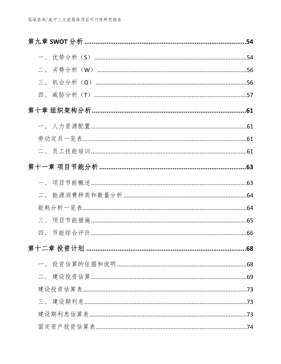 咸宁三元前驱体项目可行性研究报告_第4页