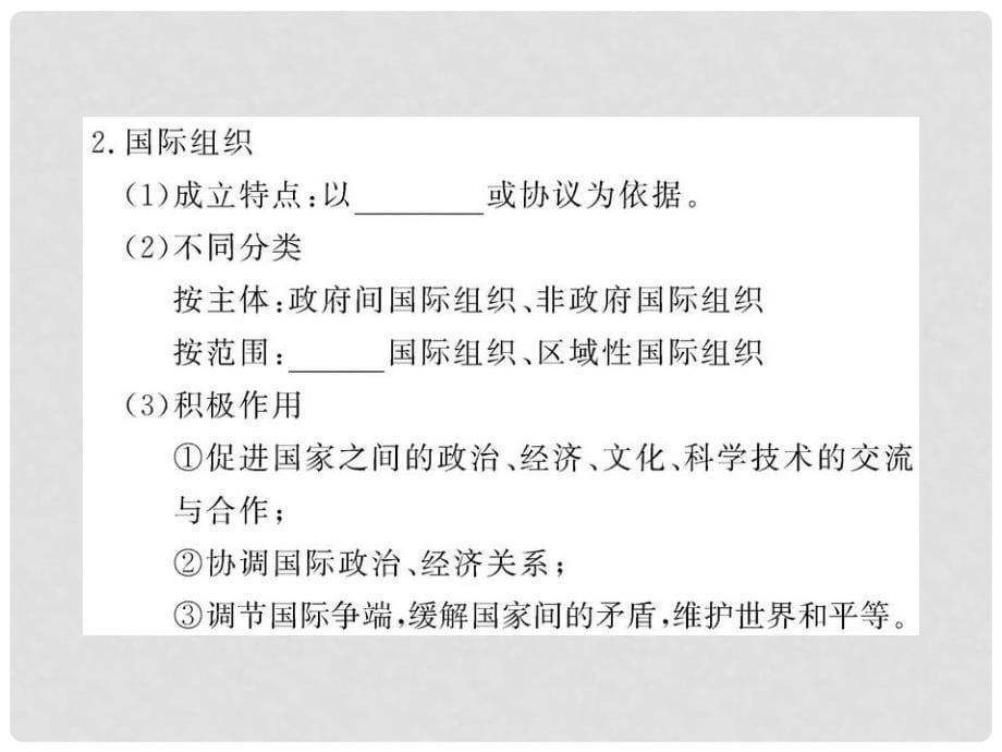 高考政治一轮复习 4.8《走近国际社会》课件 新人教版必修2_第5页