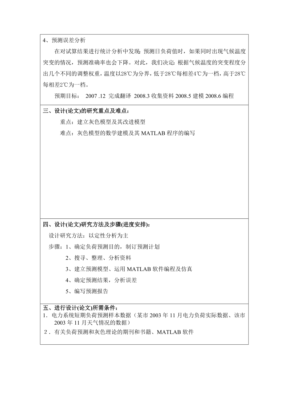 电力系统短期负荷预测毕业设计_第3页