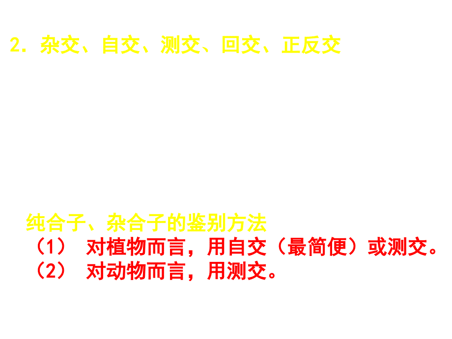 人教版生物必修二遗传规律解题方法课件_第2页