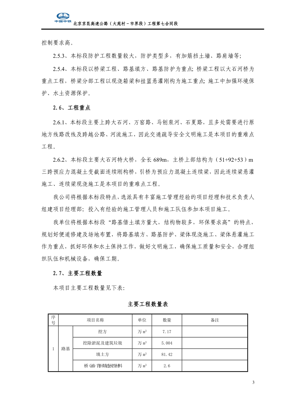 京石二通道第7合同段实施性施工组织设计_第3页