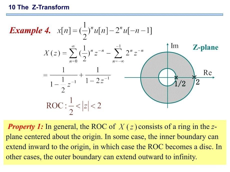 信号与系统英文课件：Chapter 10 TheZ-Transform_第5页