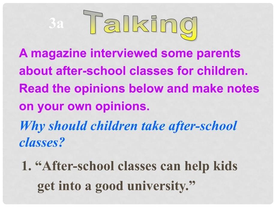 八年级英语上册 Unit 2 Why don’t you talk to your parents？SectionB（3aSelf check）课件 鲁教版五四制_第5页