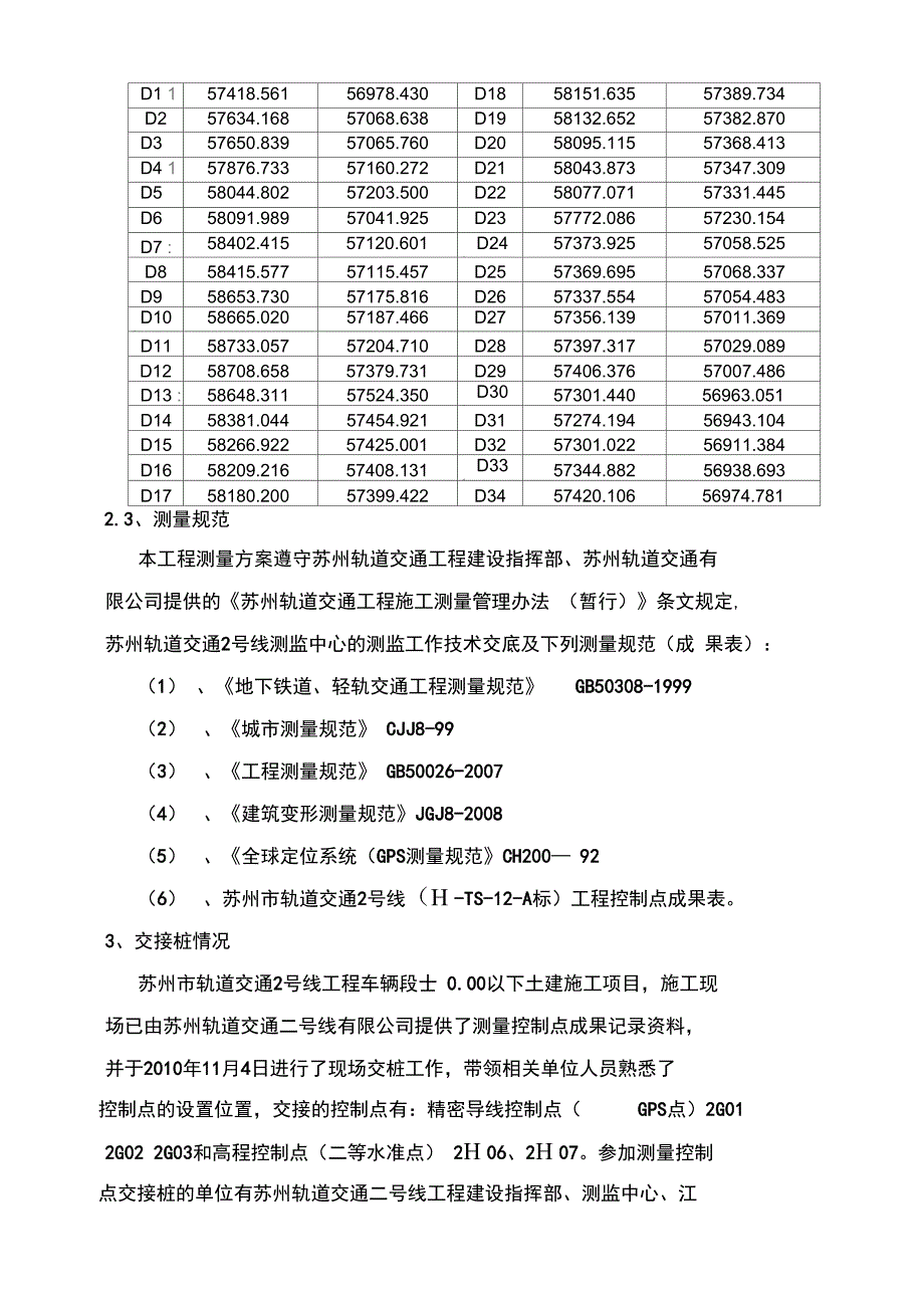 土建施工项目施工测量方案(_第2页