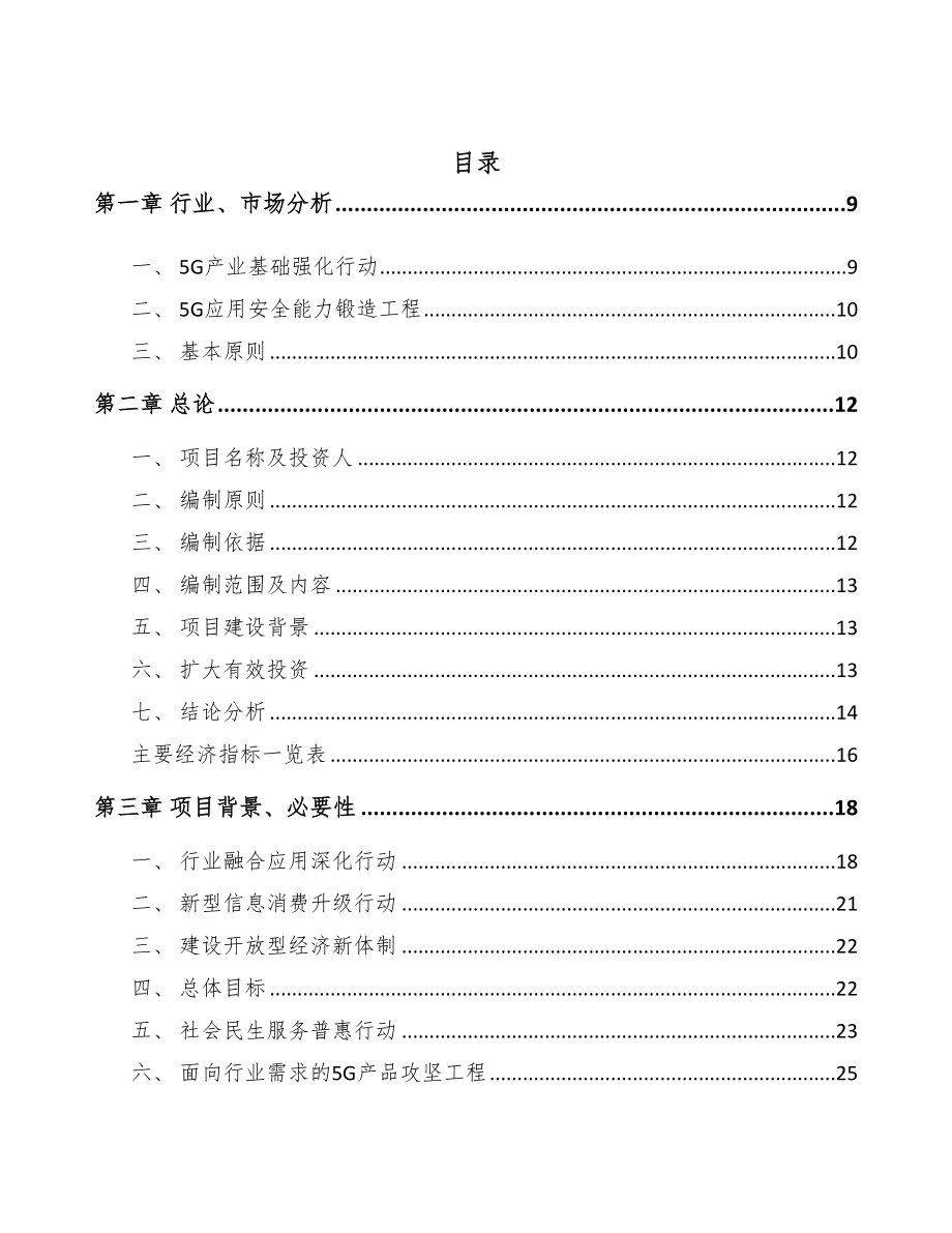 湖南年产xxx套5G设备项目投资分析报告(DOC 81页)_第3页