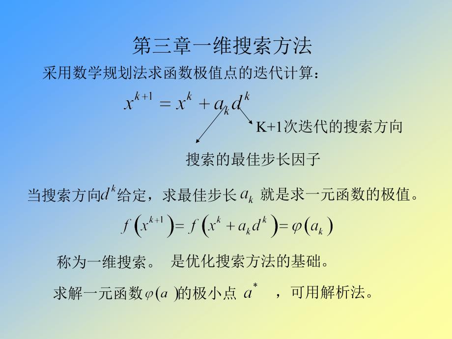 三章节一维搜索方法_第1页