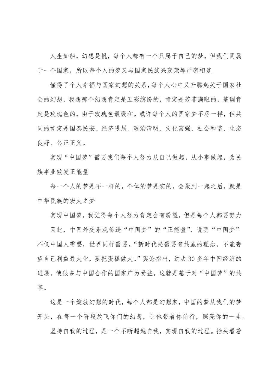 中国梦团课心得.docx_第5页