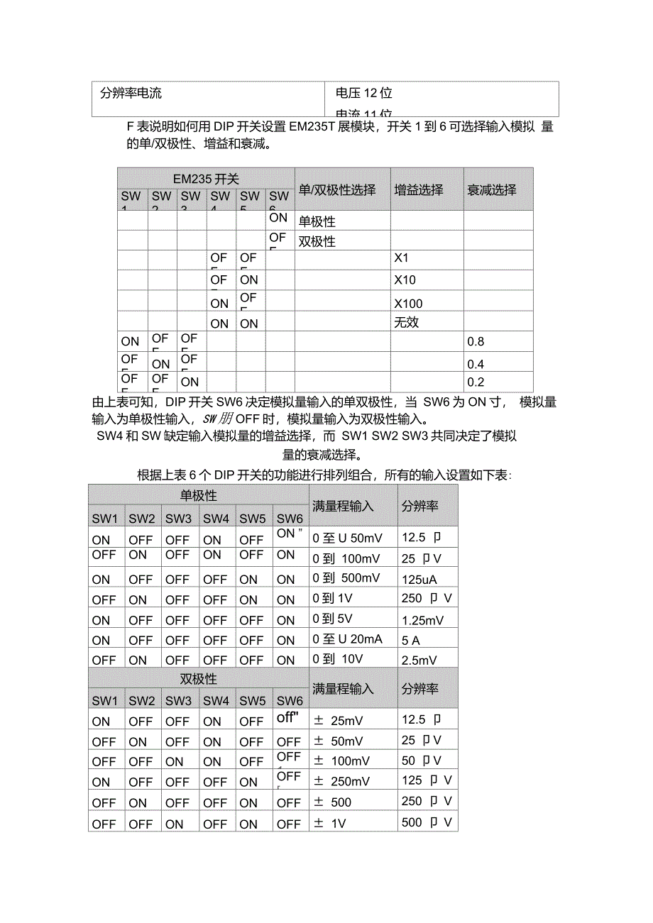 西门子S7-200模拟量模块说明_第3页