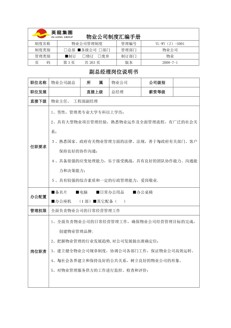 物业公司制度汇编手册_第2页