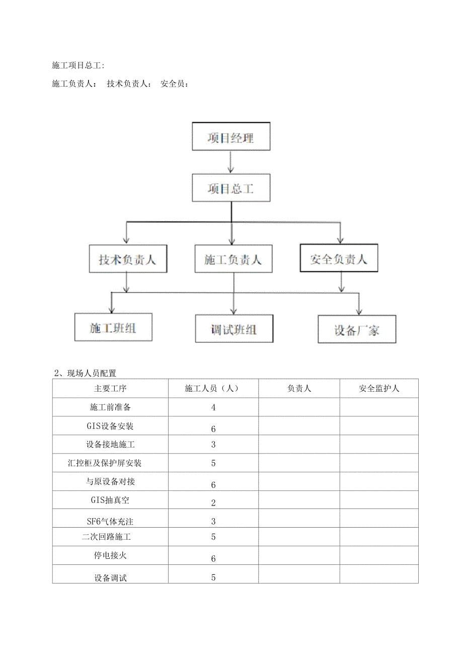 110kVGIS扩建工程施工设计方案(DOC 23页)_第5页