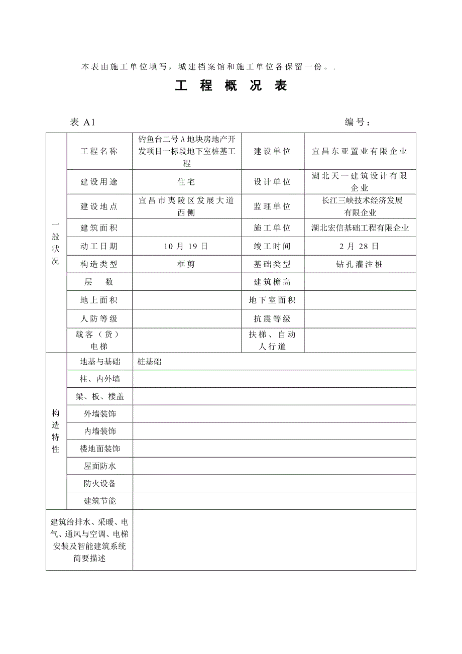 工程概况建筑土木工程科技专业资料要点_第2页