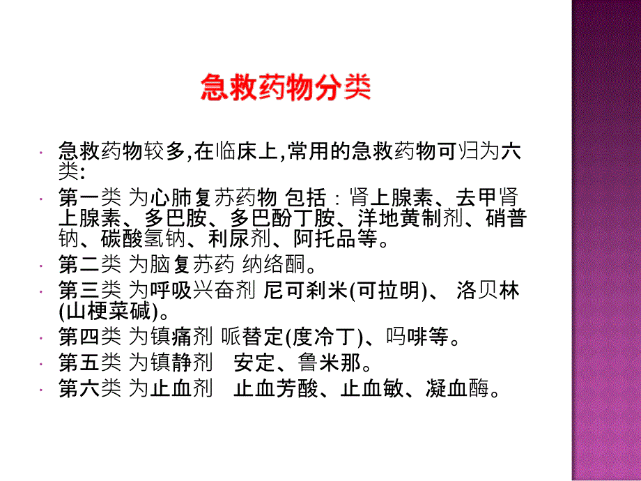 急救药品使用及注意事项文档资料_第3页