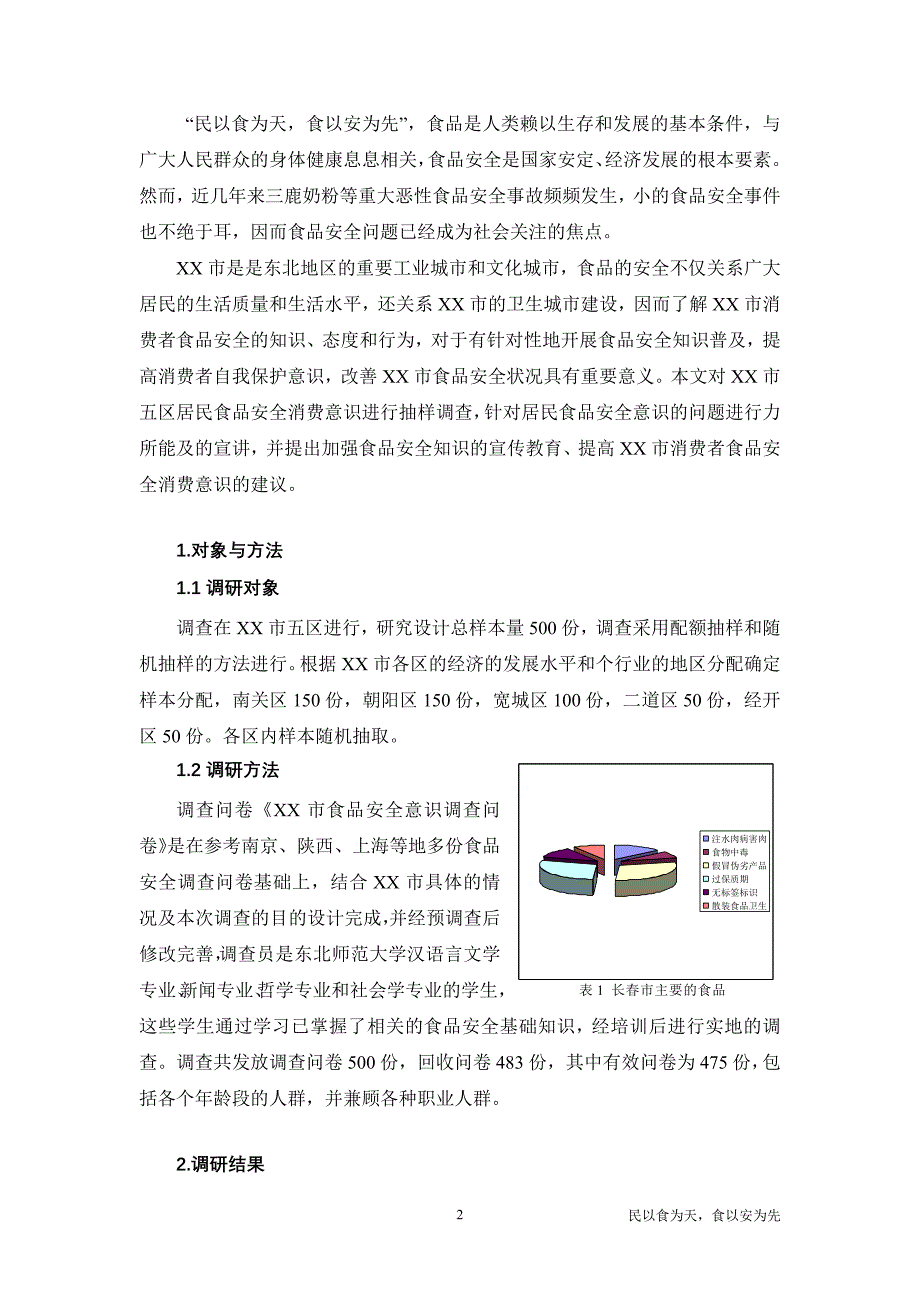 市民食品安全意识调查研究_第2页