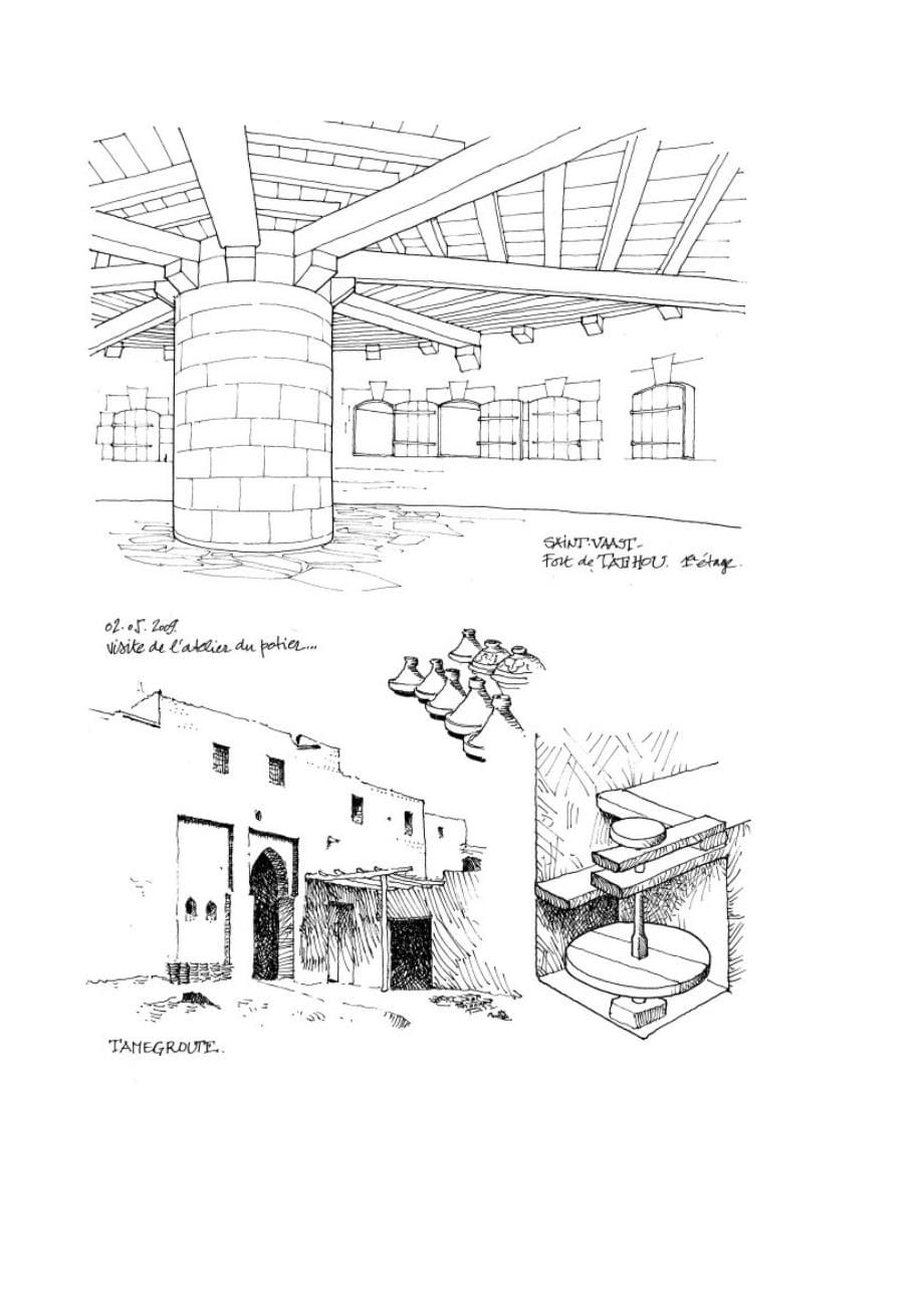 国外大师的建筑风景手绘图_第5页