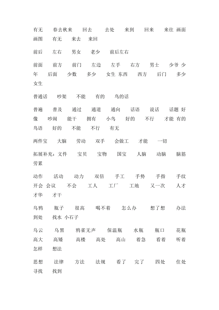 小学生生字表_第3页