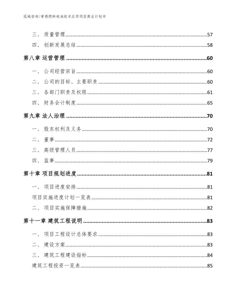 孝感燃料电池技术应用项目商业计划书_第5页