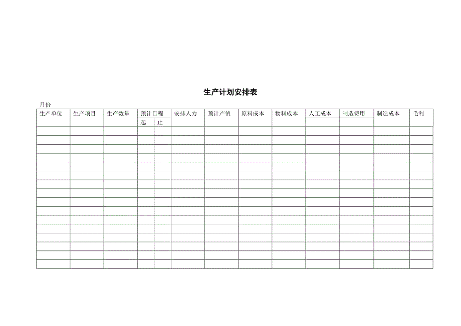 生产部门所需表格汇总d_第2页