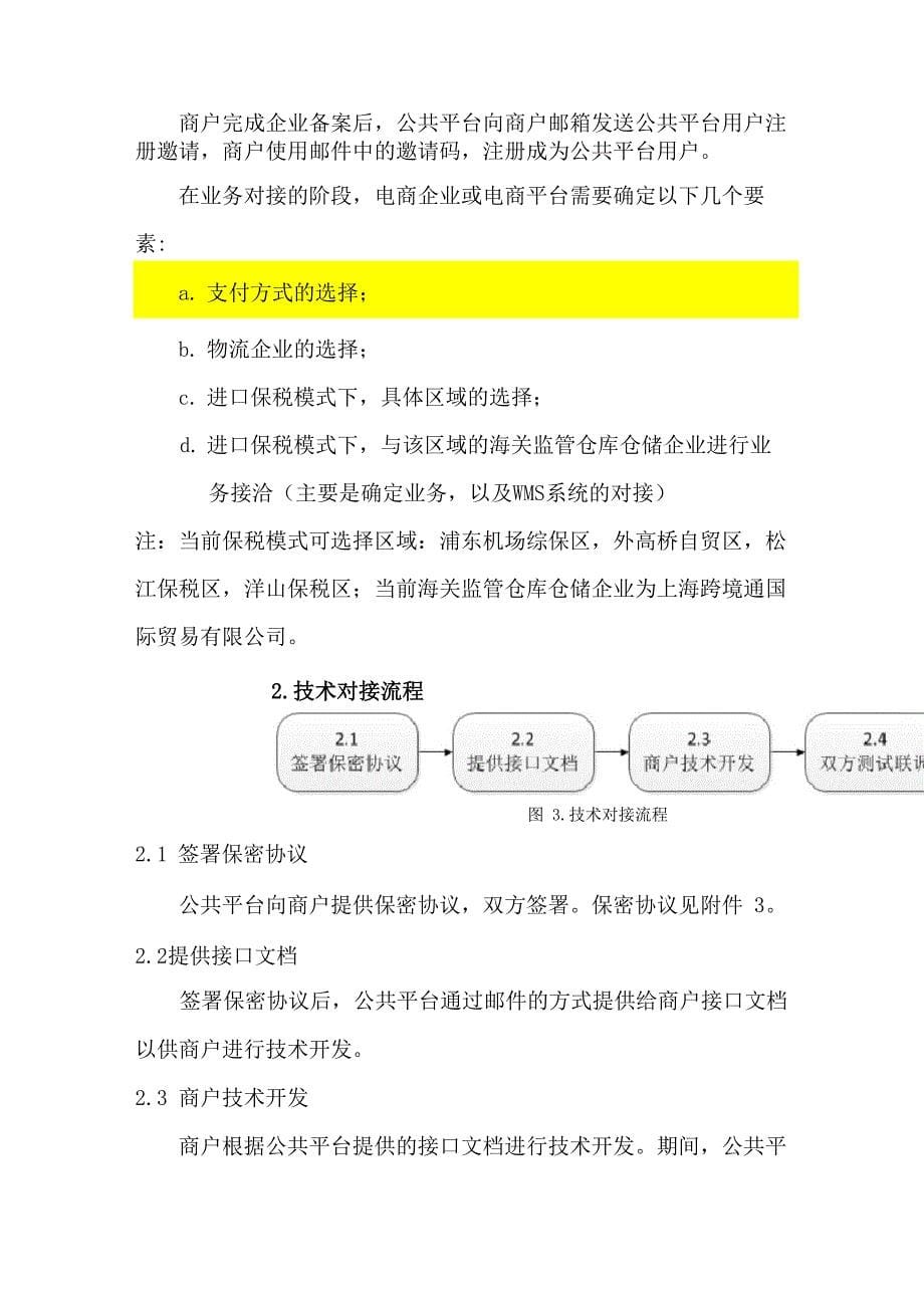 上海跨境贸易电子商务公共服务平台接入指南_第5页
