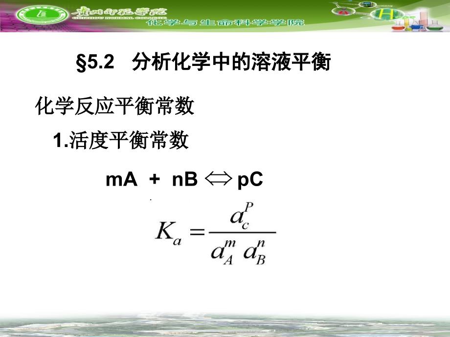 第五章 化学平衡与滴定分析法概论_第3页