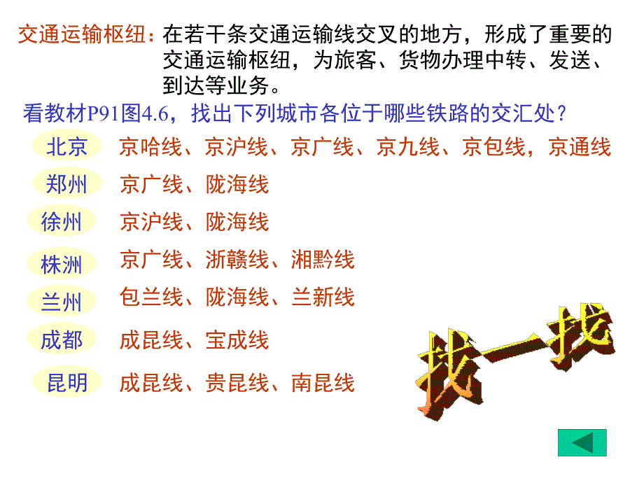 第一节逐步完善的交通运输网五华区外国语学校李焱_第3页