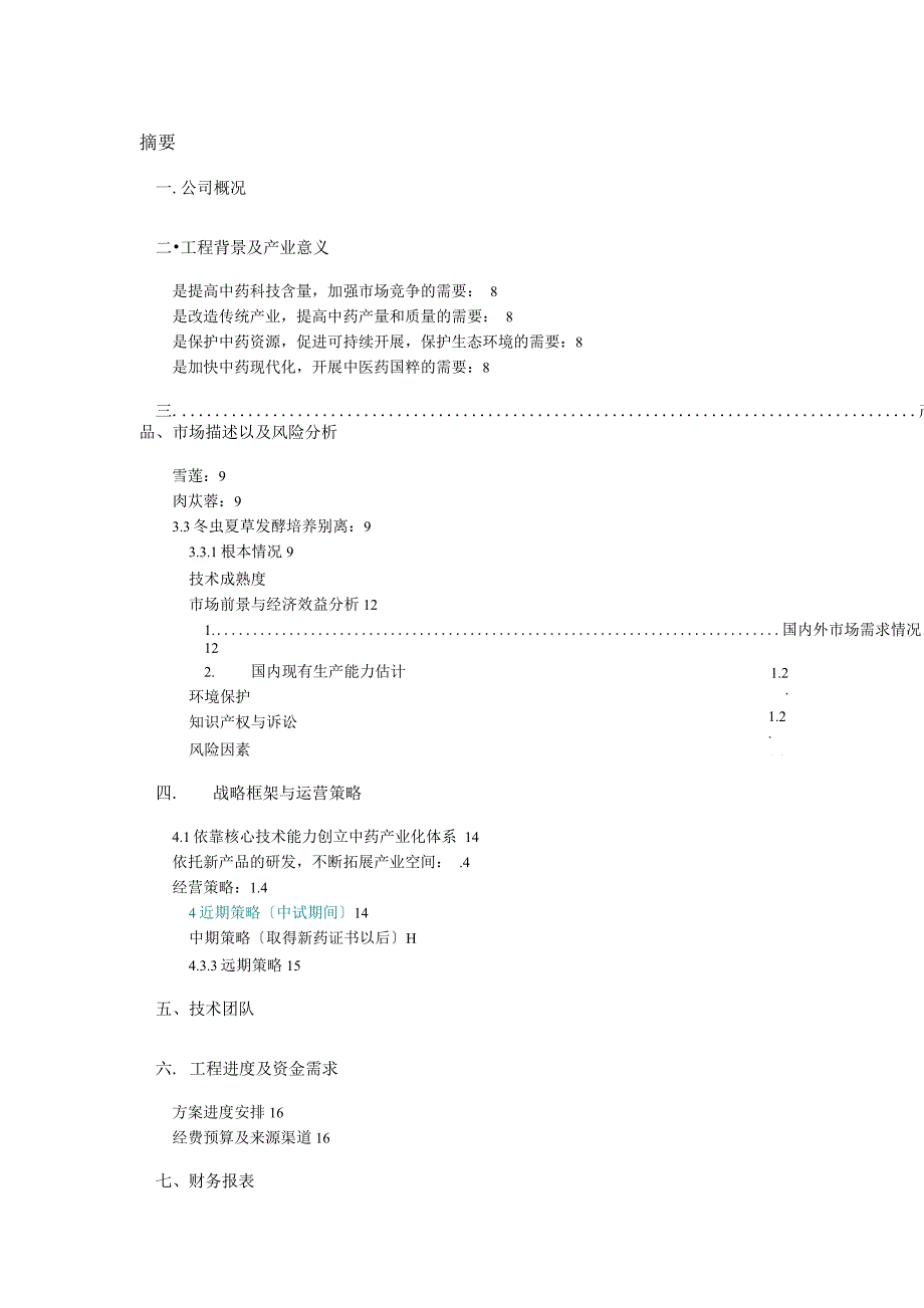 XX融资计划书_第2页