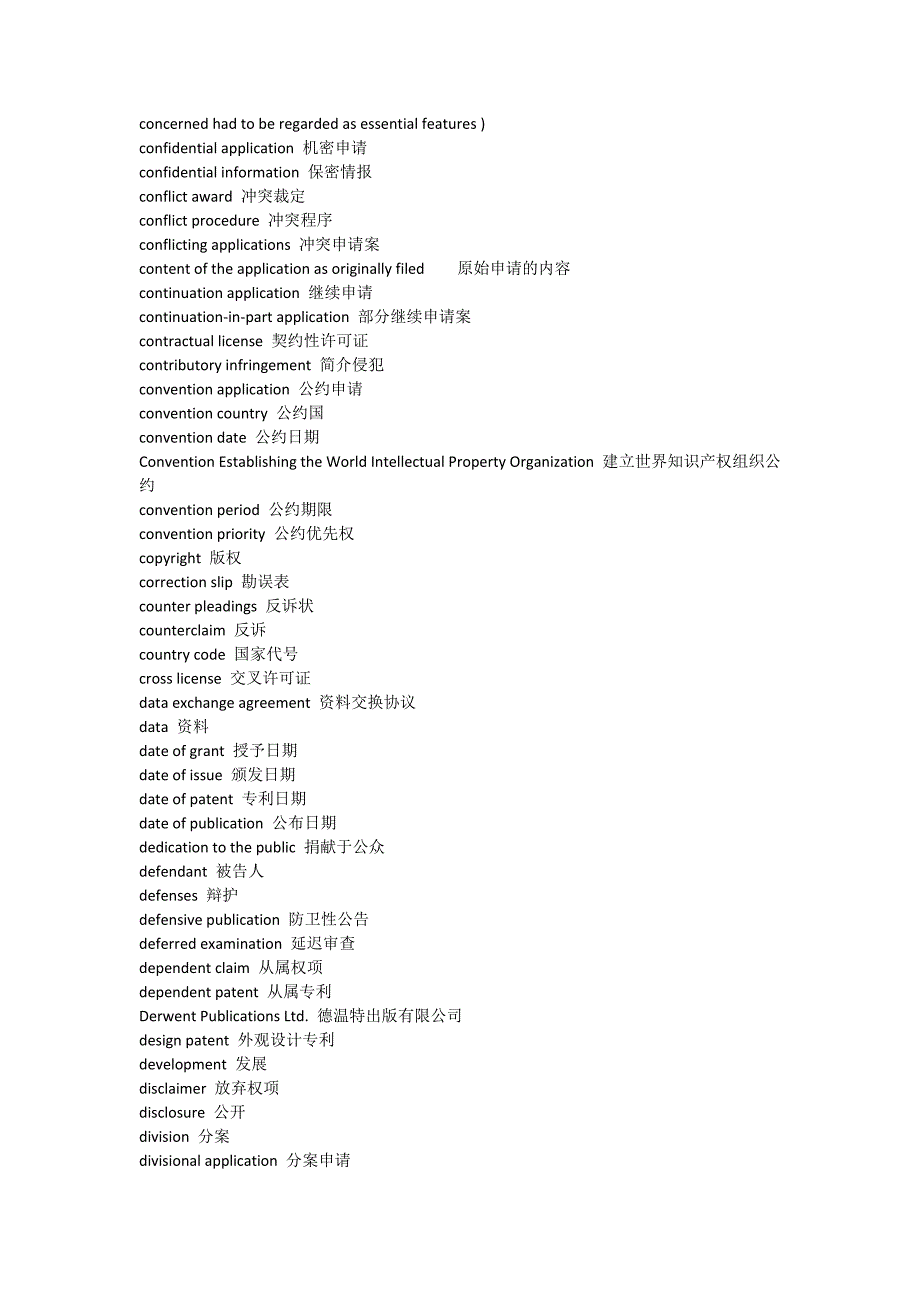 2016年国家专利局笔试面试考试英文必备单词.docx_第3页