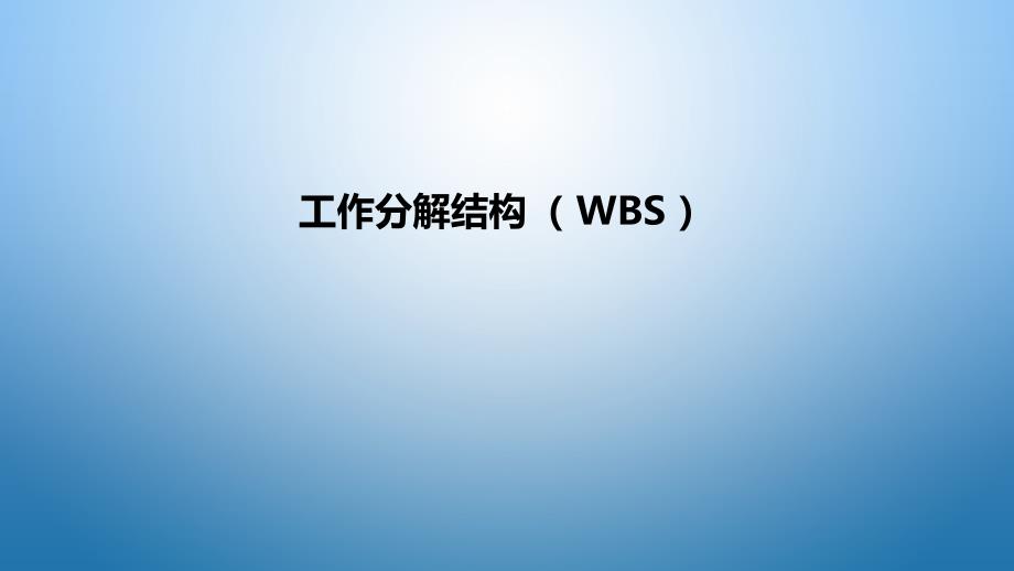 工作分解结构WBS_第1页