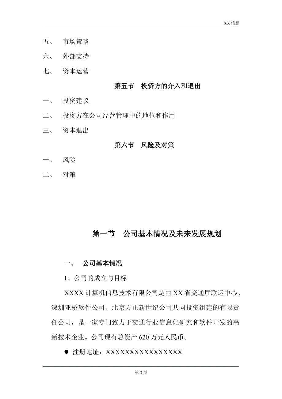 一家IT企业的商业计划书_第3页