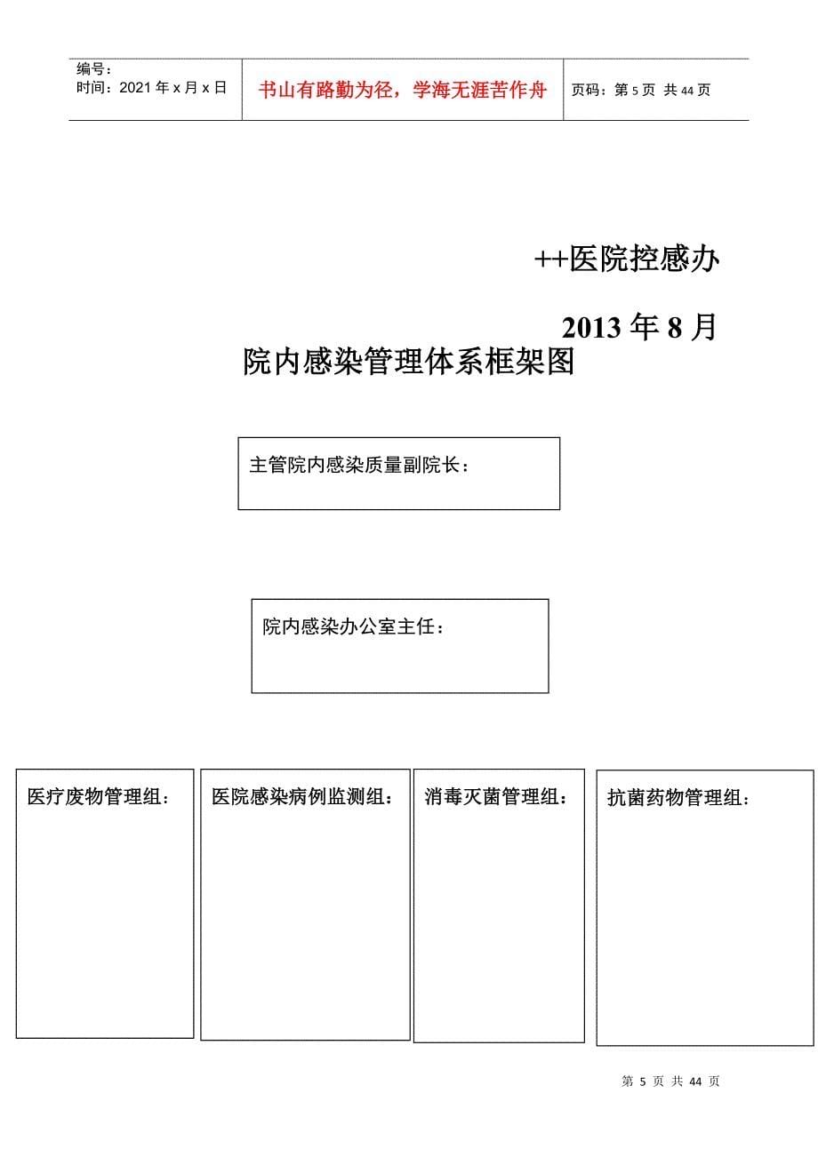 医院感染管理质控工作手册_第5页