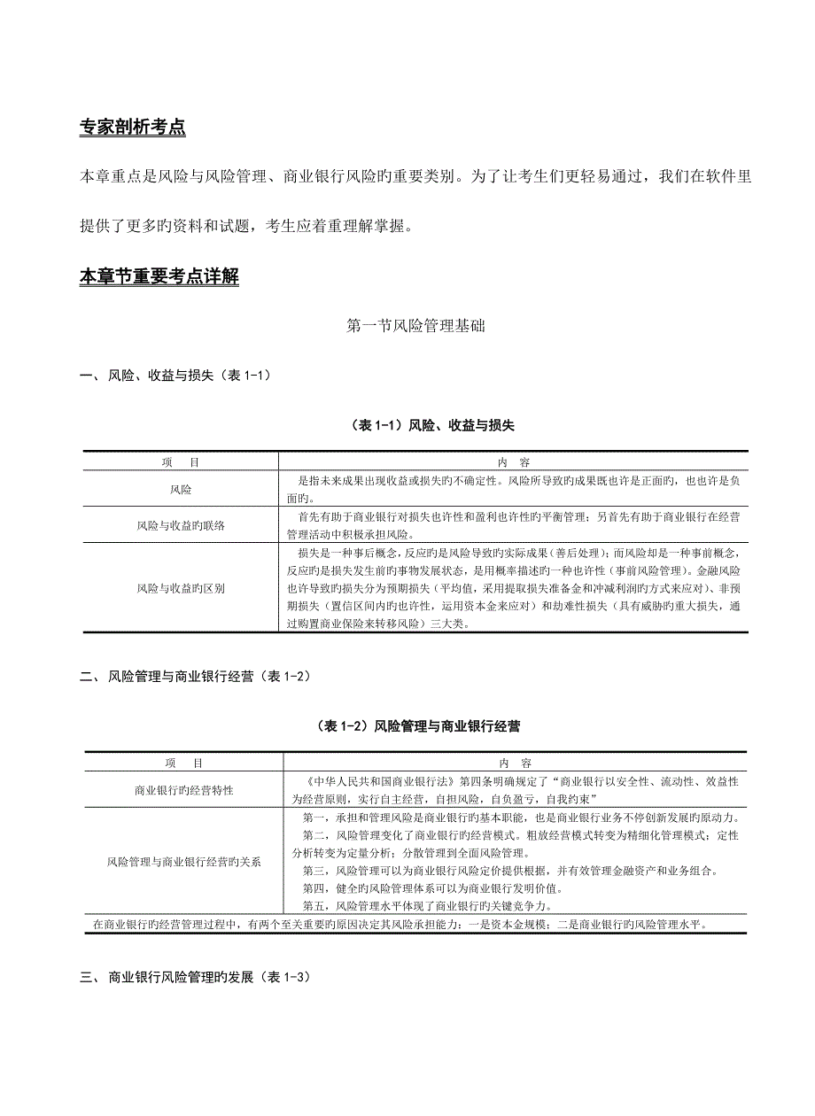 2023年银行从业资格风险管理考点.docx_第2页