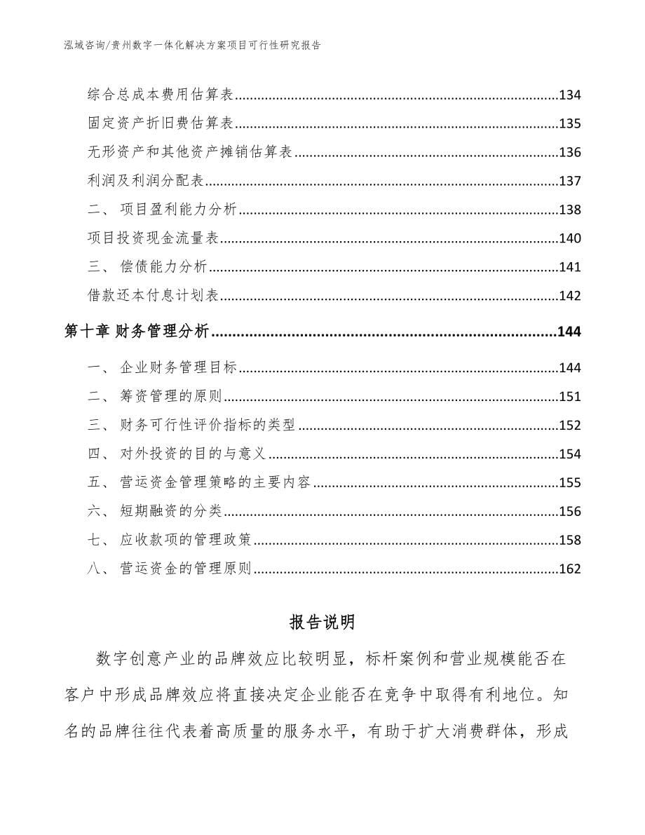 贵州数字一体化解决方案项目可行性研究报告_模板范文_第5页