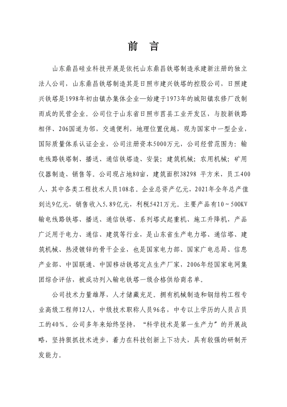 年产200吨电子级多晶硅项目可行性研究报告_第2页