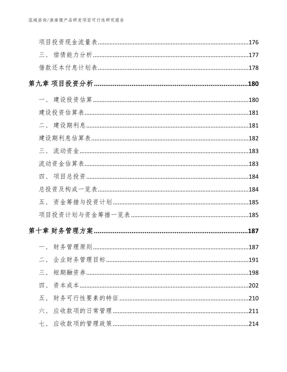 淮南锂产品研发项目可行性研究报告_第4页