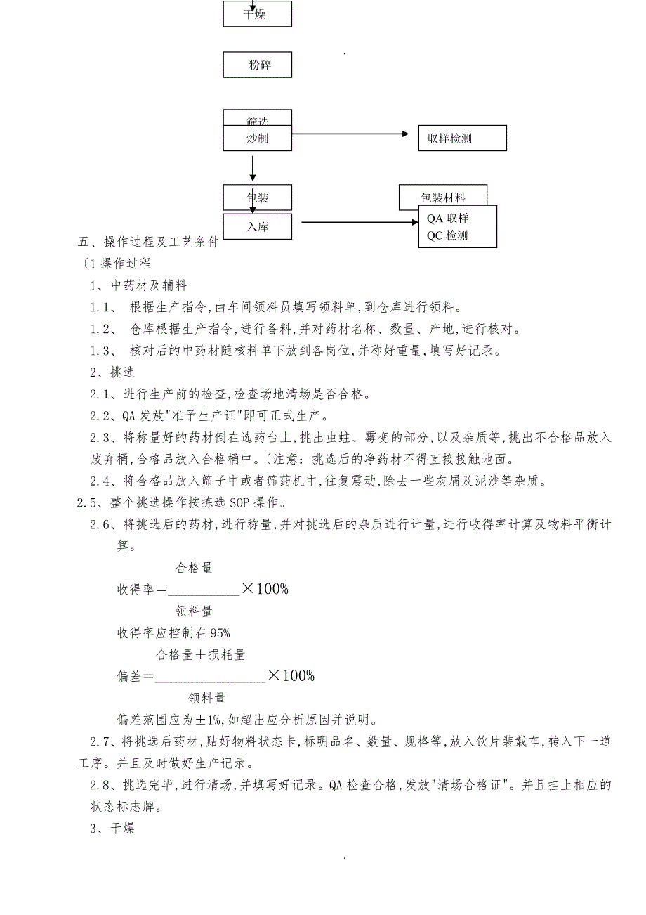 028炒制栀子工艺规程完整_第2页