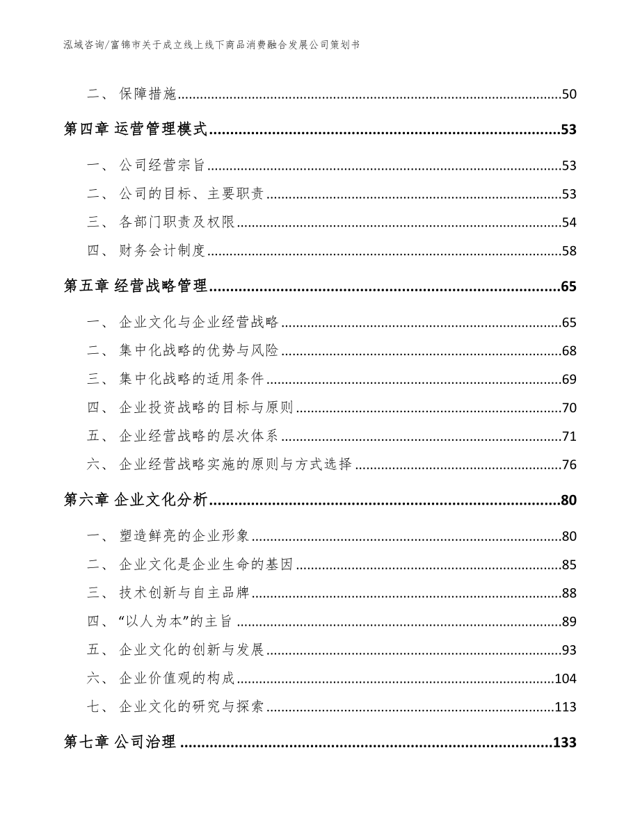 富锦市关于成立线上线下商品消费融合发展公司策划书_第3页