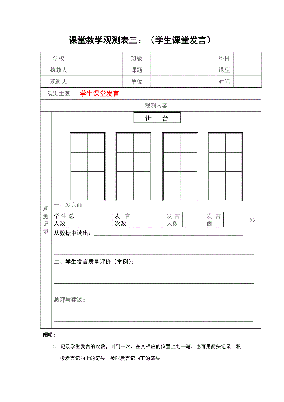 听课评课观察量表_第3页