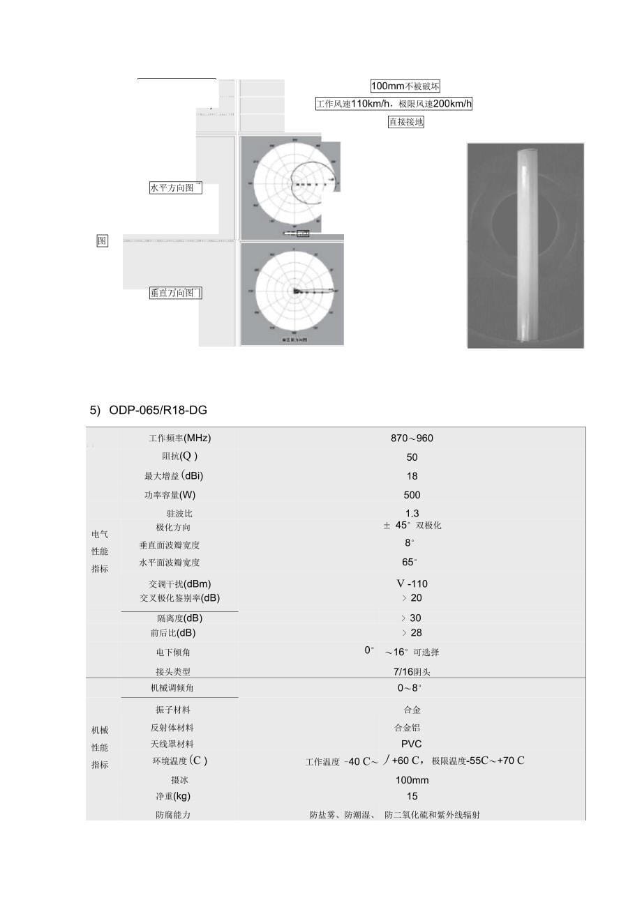 基站天线技术指标_第5页